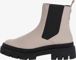Marco Tozzi Bottines Chelsea Boots Femme Blanc Cassé -Chaussures Élégance Vente 012fd50415dc6bc47d88b994ba490268