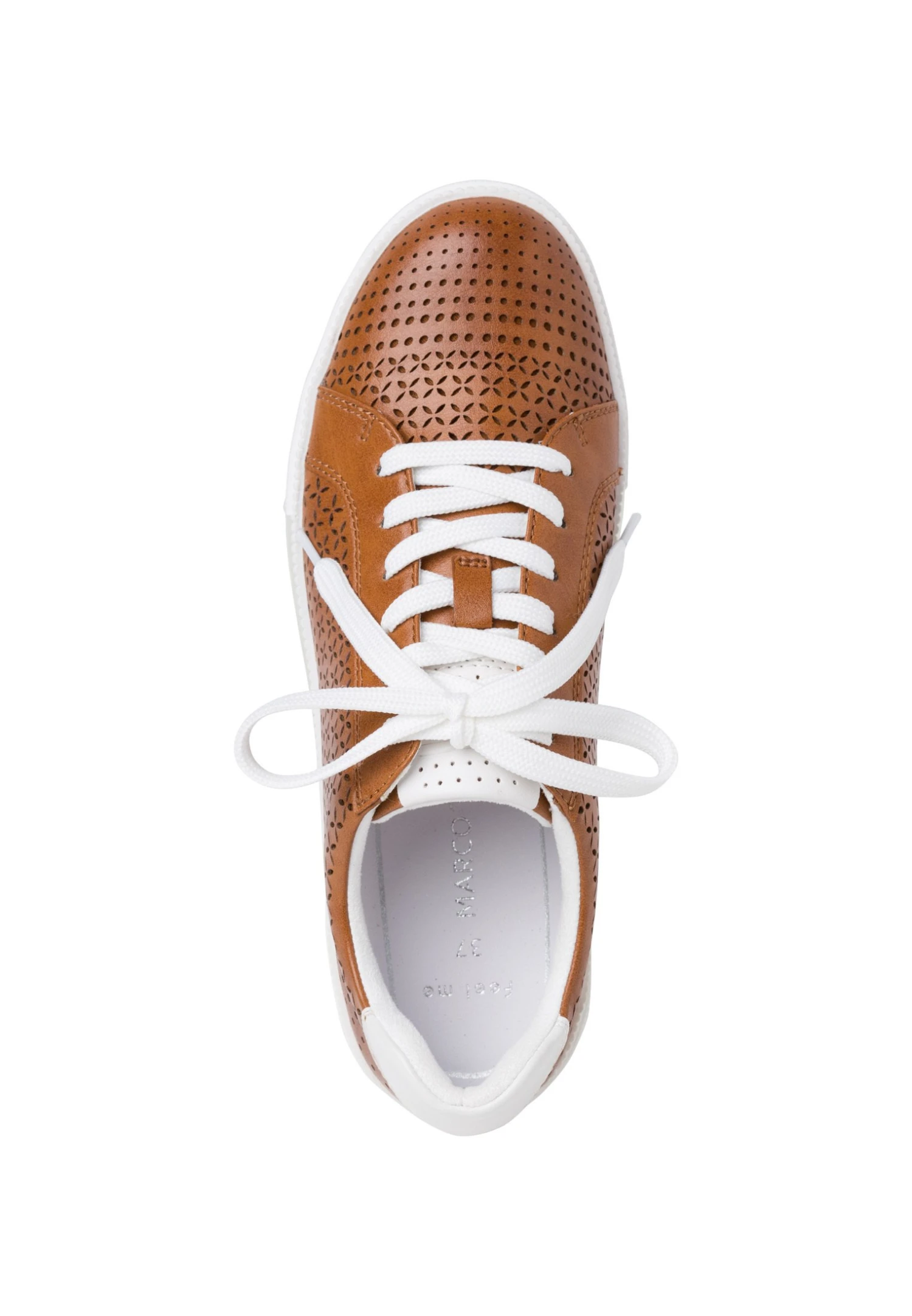 Marco Tozzi Baskets Basses - Cognac 2 Marco Tozzi Baskets Basses - Cognac – Image 2