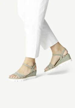 Marco Tozzi By Guido Maria Kretschmer - Sandales Compensées - Moss