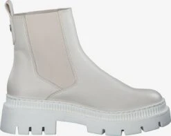 Marco Tozzi Bottines Chelsea Boots Femme Crème -Chaussures Élégance Vente 0679da6d05199e8069b263a3cc356bb6