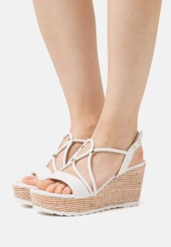 Marco Tozzi Sandales À Talons Hauts - White