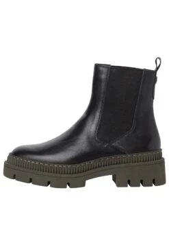 Marco Tozzi Bottines À Plateau - Black Khaki