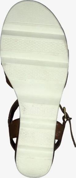 Marco Tozzi Sandales à Talons Sandales Femme Cognac -Chaussures Élégance Vente 100754fc22aaa24c74d29c79c273c645