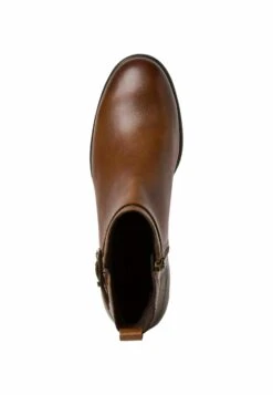 Marco Tozzi Boots À Talons - Cognac Comb -Chaussures Élégance Vente 1628c65a9704464db7d25884ff20e341