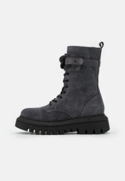 Marco Tozzi Bottines À Plateau - Dark Grey