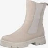 Marco Tozzi Bottines Chelsea Boots Femme Beige / Crème
