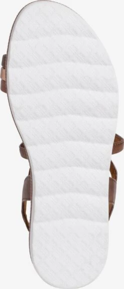 Marco Tozzi Sandales à Talons Sandales à Lanières Femme Caramel / Brocart -Chaussures Élégance Vente 186ef517064e8afd33518044824d3910