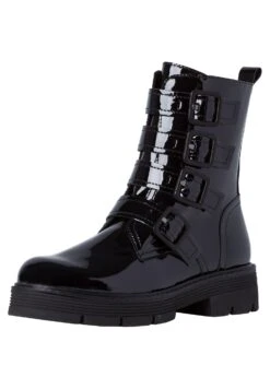 Marco Tozzi Bottines À Plateau - Black Patent -Chaussures Élégance Vente 18f7f753aa304039931f116fe0c27736