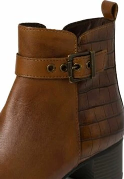 Marco Tozzi Boots À Talons - Cognac Comb -Chaussures Élégance Vente 1b7fe7975e174bf3933f6239540de570