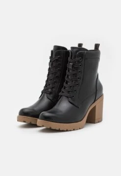Marco Tozzi Bottines À Lacets - Black/Nature -Chaussures Élégance Vente 1e81e724f33d4d70a13201882fb64db2