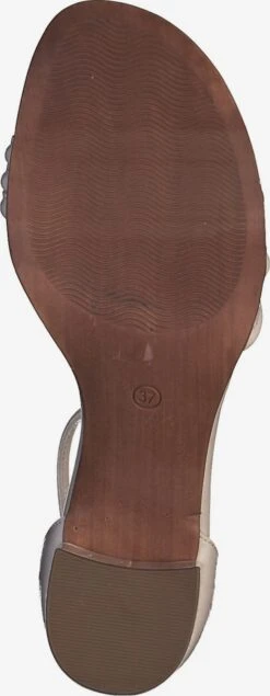 Marco Tozzi Sandales à Talons Sandales à Lanières Femme Ivoire -Chaussures Élégance Vente 247d3b83279a6dd0f7d7931ddcdec0ba