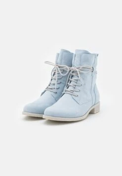 Marco Tozzi Bottines À Lacets - Light Blue -Chaussures Élégance Vente 25674368b5b74dd6bb7d926958f4a3df