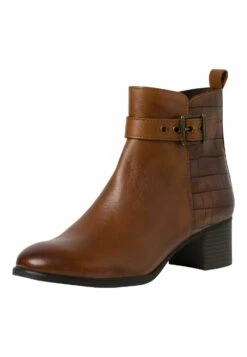 Marco Tozzi Boots À Talons - Cognac Comb -Chaussures Élégance Vente 26e0d89788b34247bf39f910c8b801db
