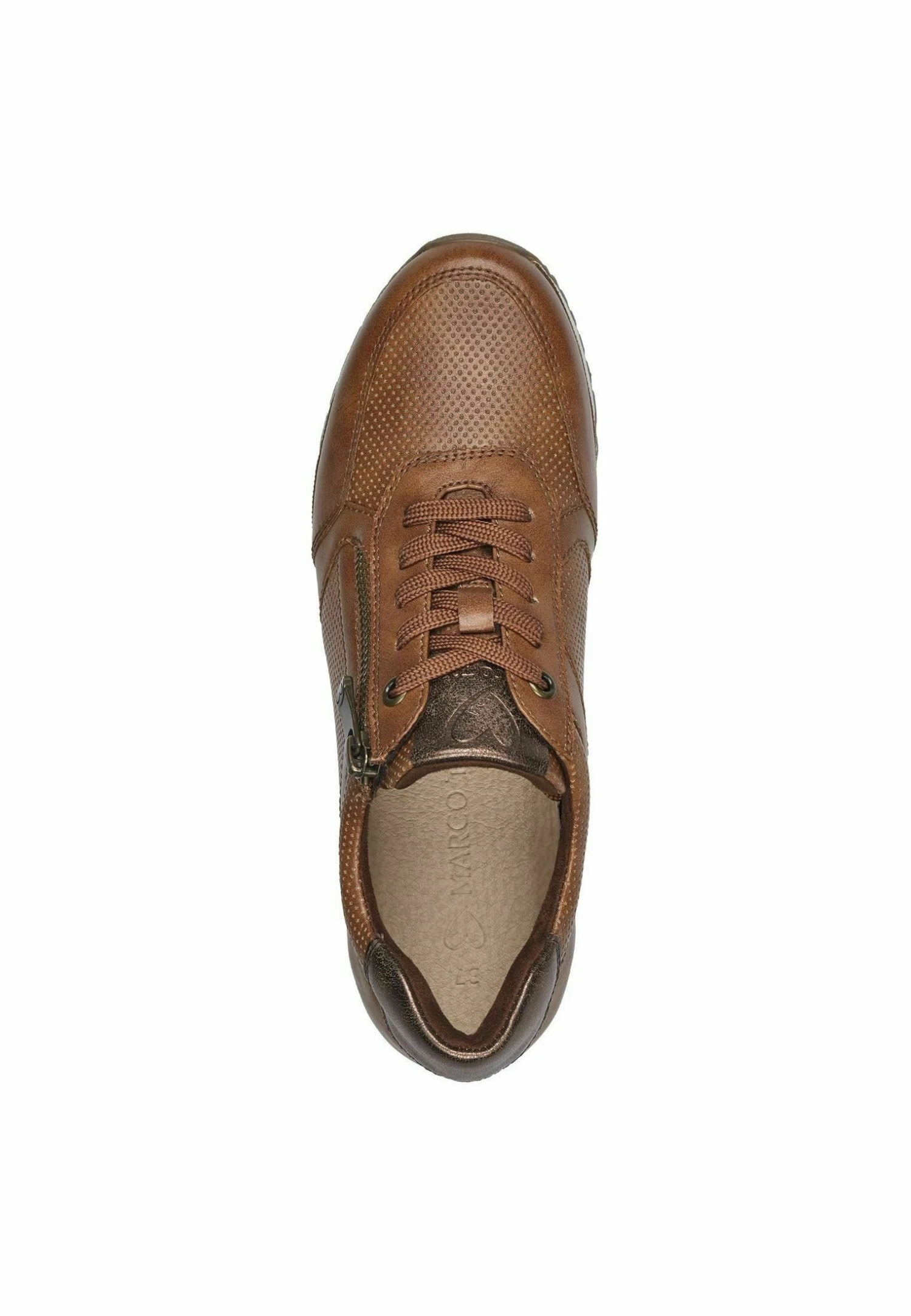 Marco Tozzi Baskets Basses - Cognac Bronce 4 Marco Tozzi Baskets Basses - Cognac Bronce – Image 4