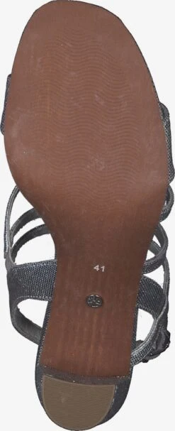 Marco Tozzi Sandales à Talons Sandales 88304 Femme Gris -Chaussures Élégance Vente 2a4e68aff181855550661a7ef96f95b7