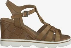 Marco Tozzi Sandales à Talons Sandales Femme Cognac -Chaussures Élégance Vente 350d709890c5905683b5ecd01f300baa