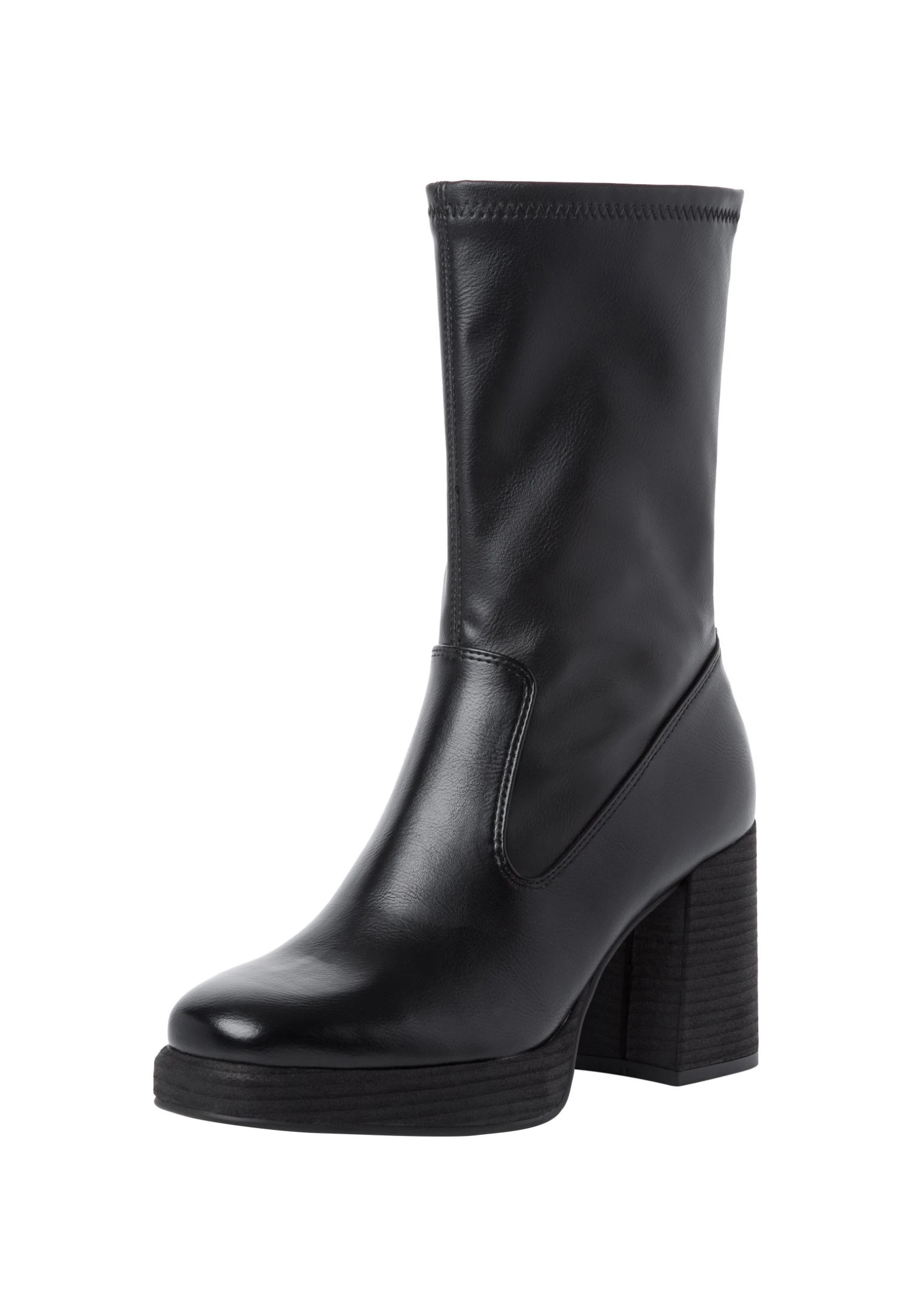 Marco Tozzi Bottines À Talons Hauts - Black 2 Marco Tozzi Bottines À Talons Hauts - Black – Image 2