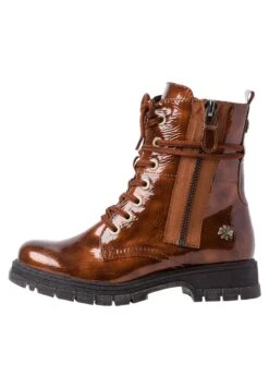 Marco Tozzi By Guido Maria Kretschmer - Bottines À Plateau - Bronce Patent