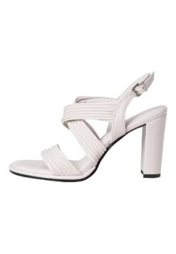 Marco Tozzi Sandales À Talons Hauts - Offwhite