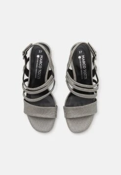 Marco Tozzi By Guido Maria Kretschmer - Sandales À Talons Hauts - Black/Metallic -Chaussures Élégance Vente 387fe113bb894f1e825c31a0d7c6bbac