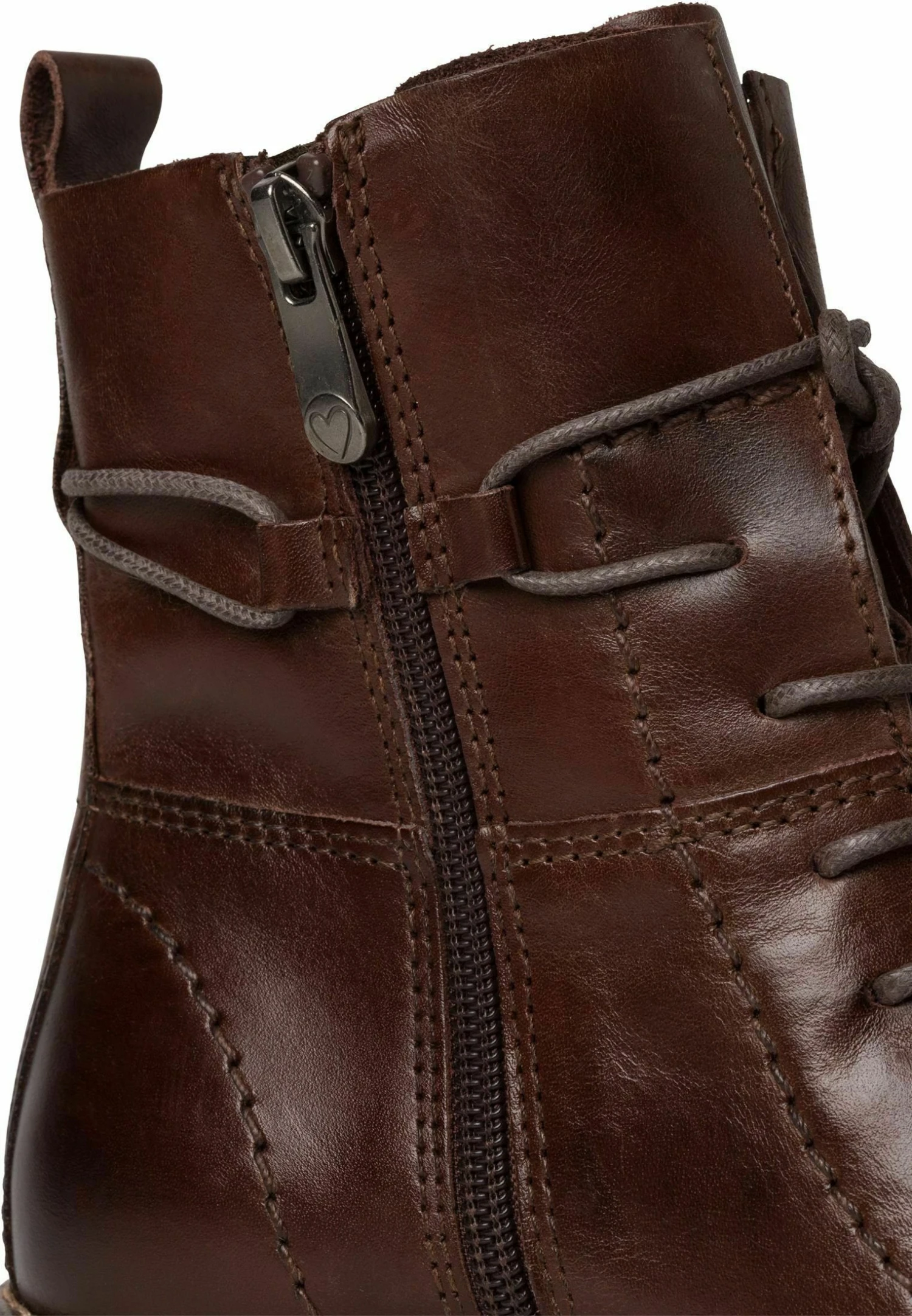 Marco Tozzi Bottines À Lacets - Cafe 6 Marco Tozzi Bottines À Lacets - Cafe – Image 6