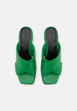 Marco Tozzi Mules À Talons - Green -Chaussures Élégance Vente 3efa01f3205f4e25afe7398d26a35f86