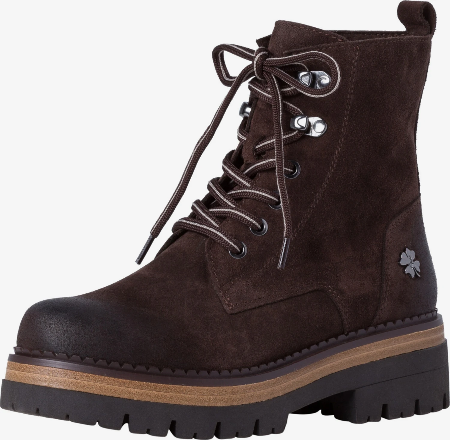 Bottines Bottines à Lacets Femme Moka 1 Bottines Bottines à Lacets Femme Moka