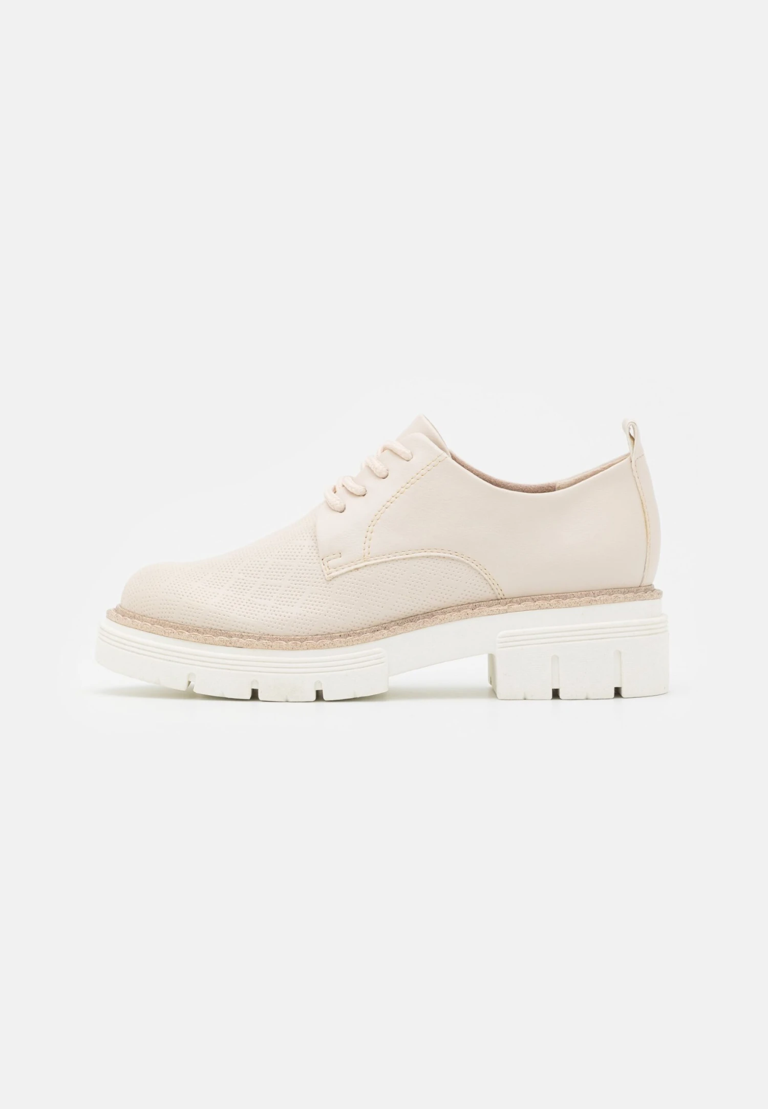 Marco Tozzi Derbies - Cream 2 Marco Tozzi Derbies - Cream – Image 2
