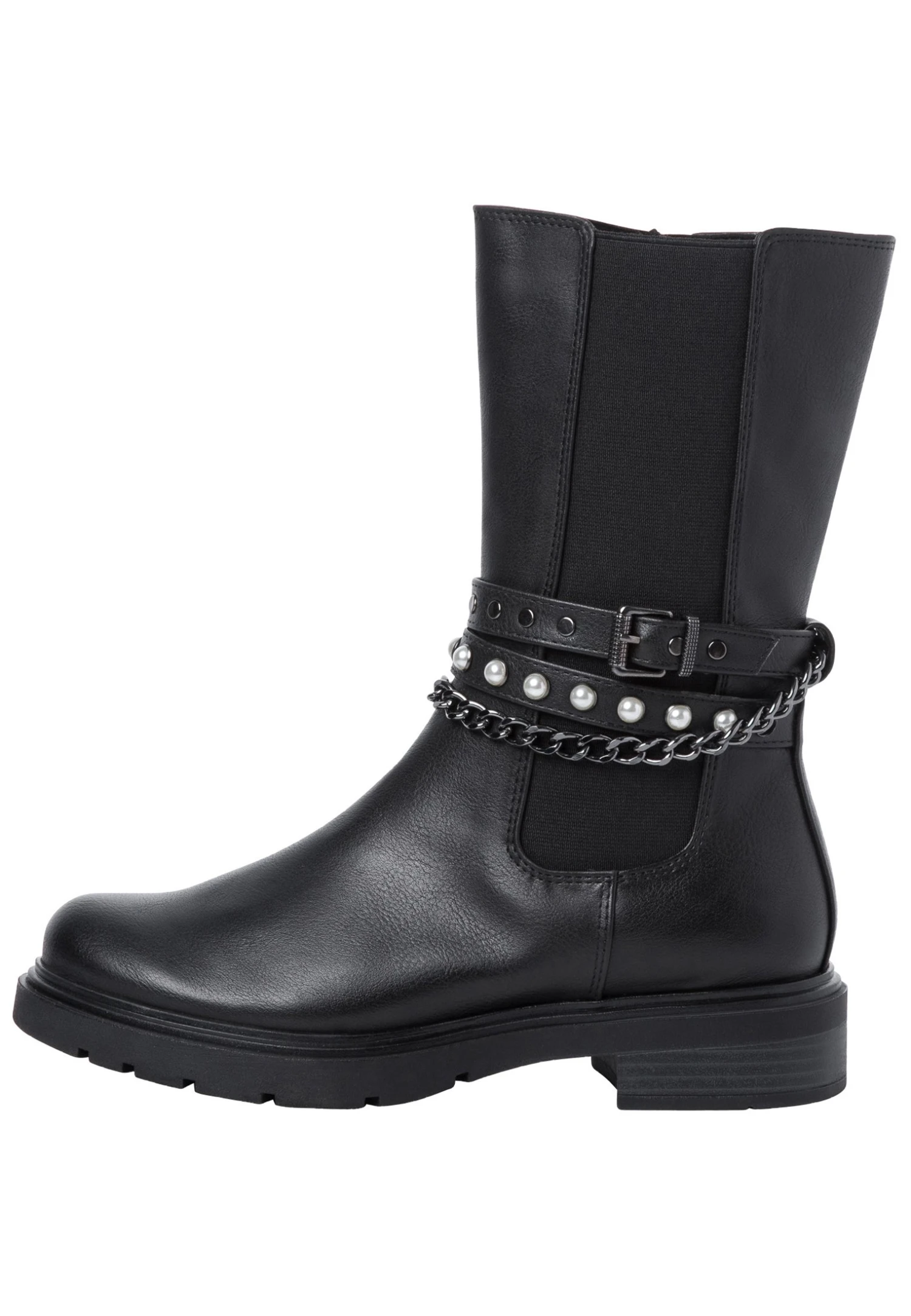 Marco Tozzi Bottes À Plateau - Black Gun Mtl 1 Marco Tozzi Bottes À Plateau - Black Gun Mtl