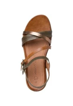 Marco Tozzi Sandales À Plateforme - Khaki Comb -Chaussures Élégance Vente 47a067f3823e44e3a6060606f2620911