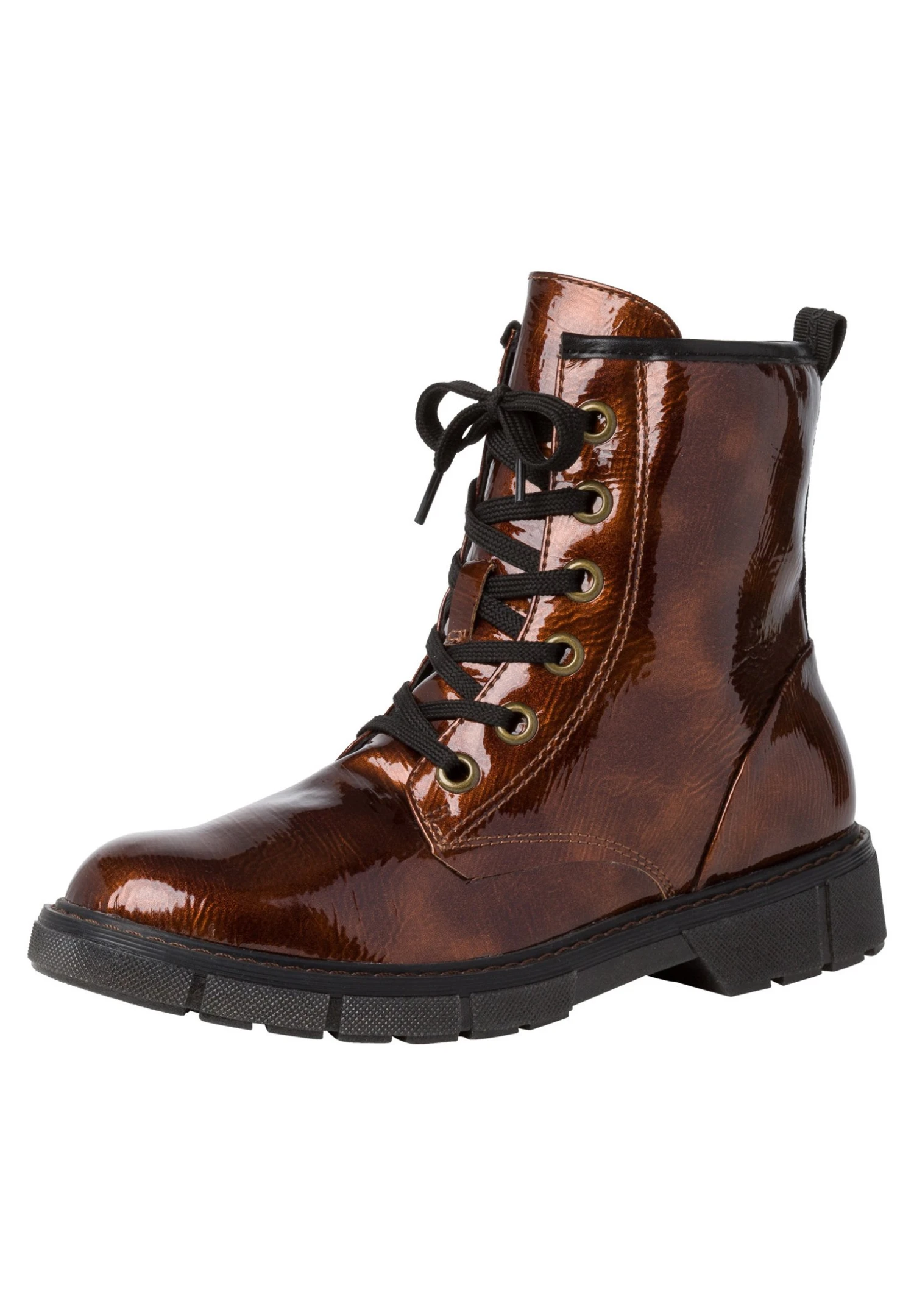 Marco Tozzi Bottines À Plateau - Bronce Pat Co 2 Marco Tozzi Bottines À Plateau - Bronce Pat Co – Image 2