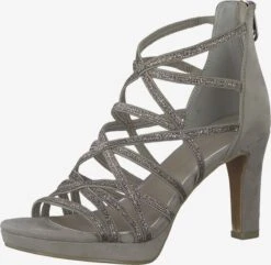 Marco Tozzi Sandales à Talons Sandales Femme Taupe