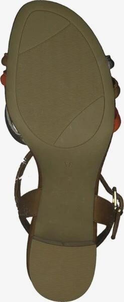 Marco Tozzi Sandales à Talons Sandales à Lanières Femme Cognac / Or Rose / Orange -Chaussures Élégance Vente 4b16b9ae974861c5477c1652ae86e0fc