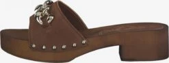 Marco Tozzi Sandales à Talons Mule Femme Marron -Chaussures Élégance Vente 4d0305220a6fd92ac24380fecca34a13
