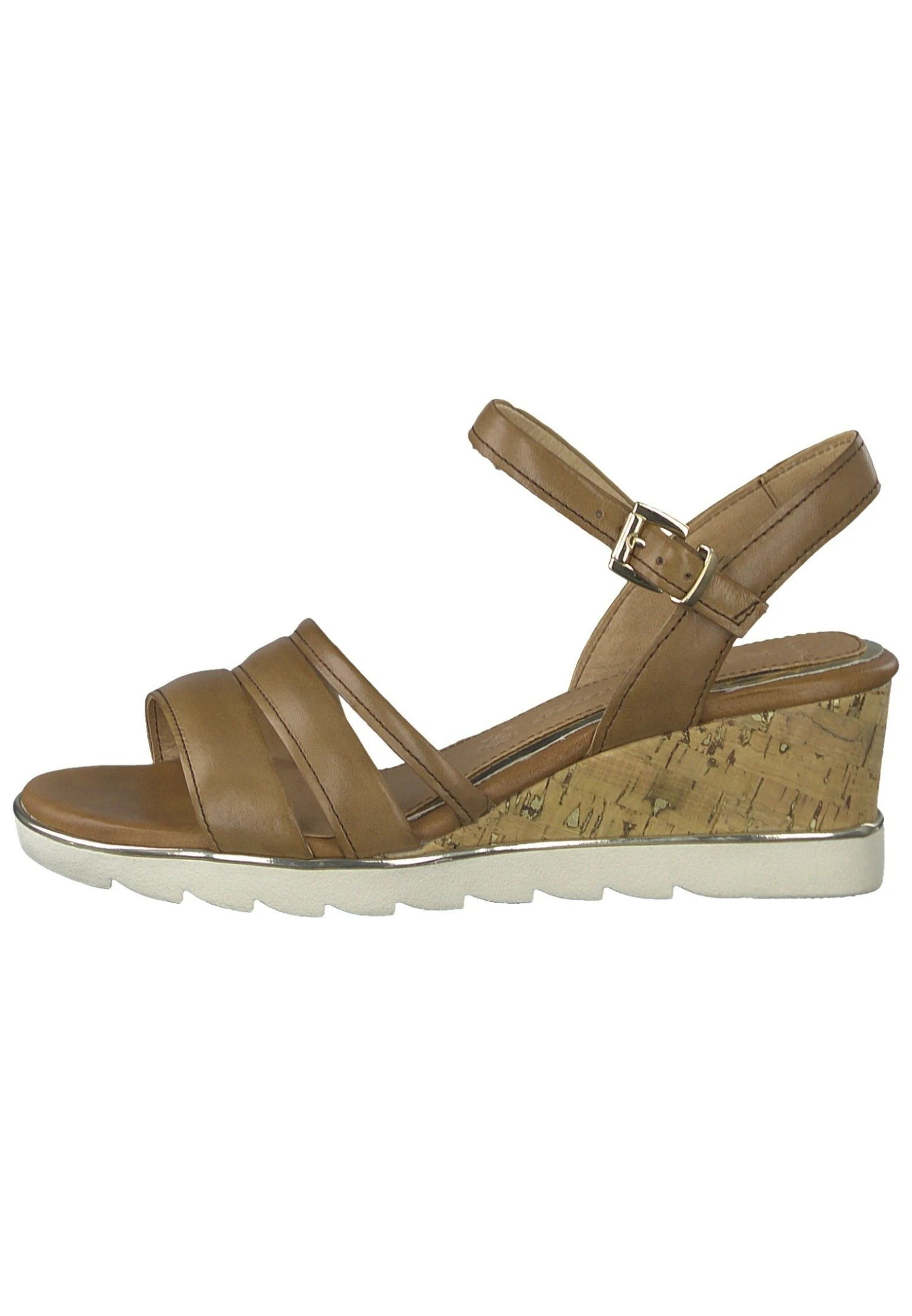 Marco Tozzi Sandales Compensées - Cognac 1 Marco Tozzi Sandales Compensées - Cognac