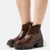 Marco Tozzi Bottines À Plateau - Chestnut
