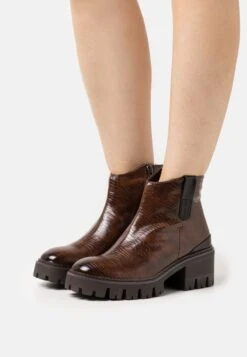 Marco Tozzi Bottines À Plateau - Chestnut