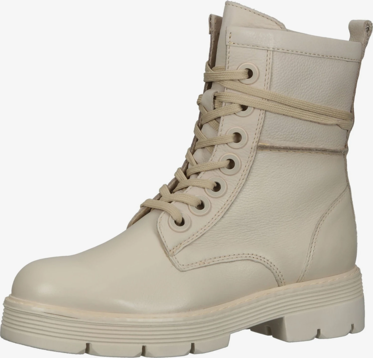 Marco Tozzi Bottines Bottines à Lacets Femme Crème 1 Marco Tozzi Bottines Bottines à Lacets Femme Crème