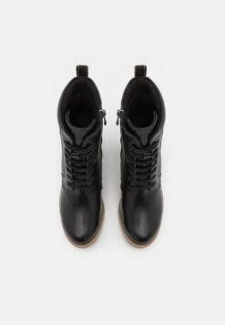 Marco Tozzi Bottines À Lacets - Black/Nature -Chaussures Élégance Vente 52121153671d461e8cedaf02a2a63d85