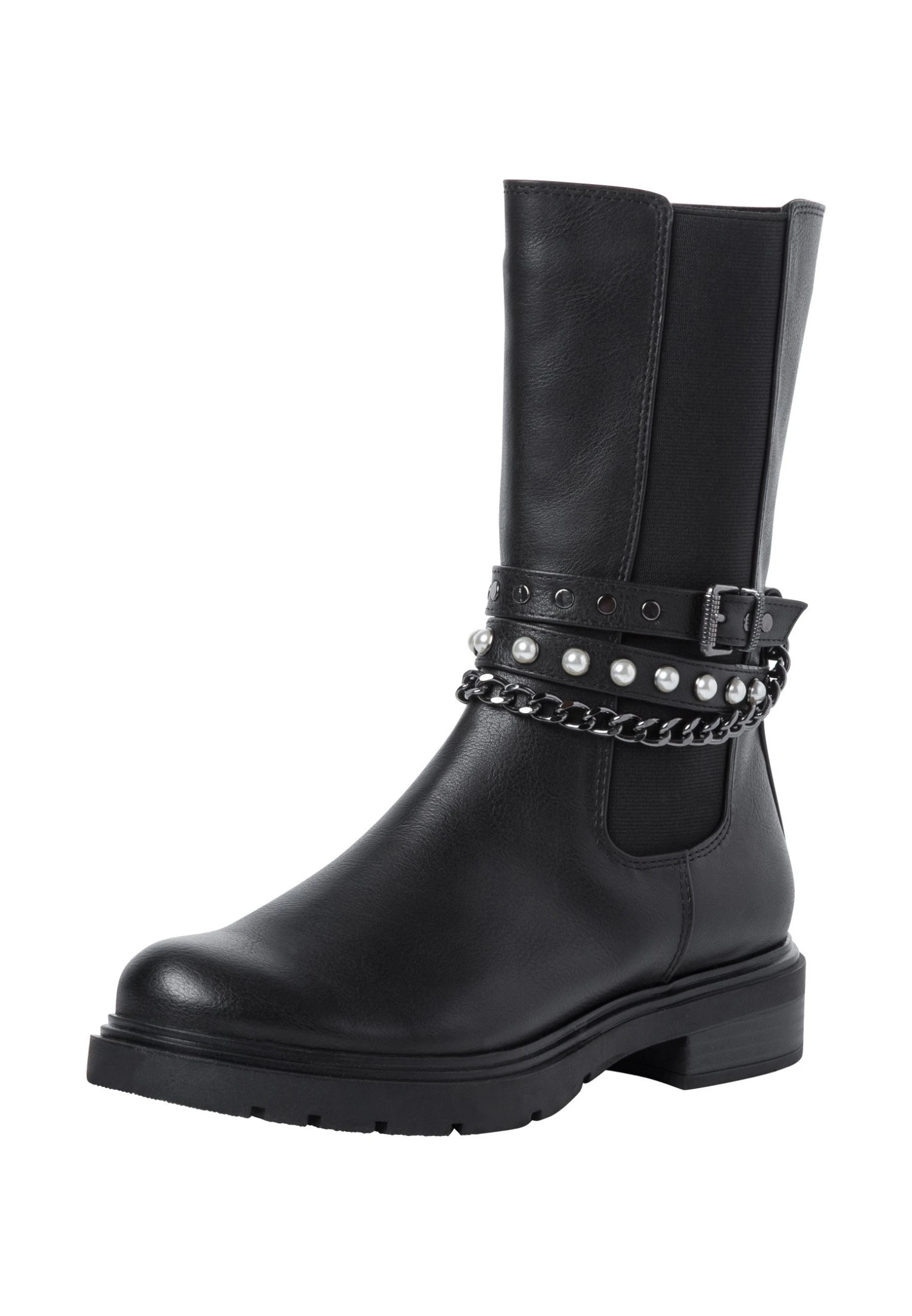 Marco Tozzi Bottes À Plateau - Black Gun Mtl 2 Marco Tozzi Bottes À Plateau - Black Gun Mtl – Image 2