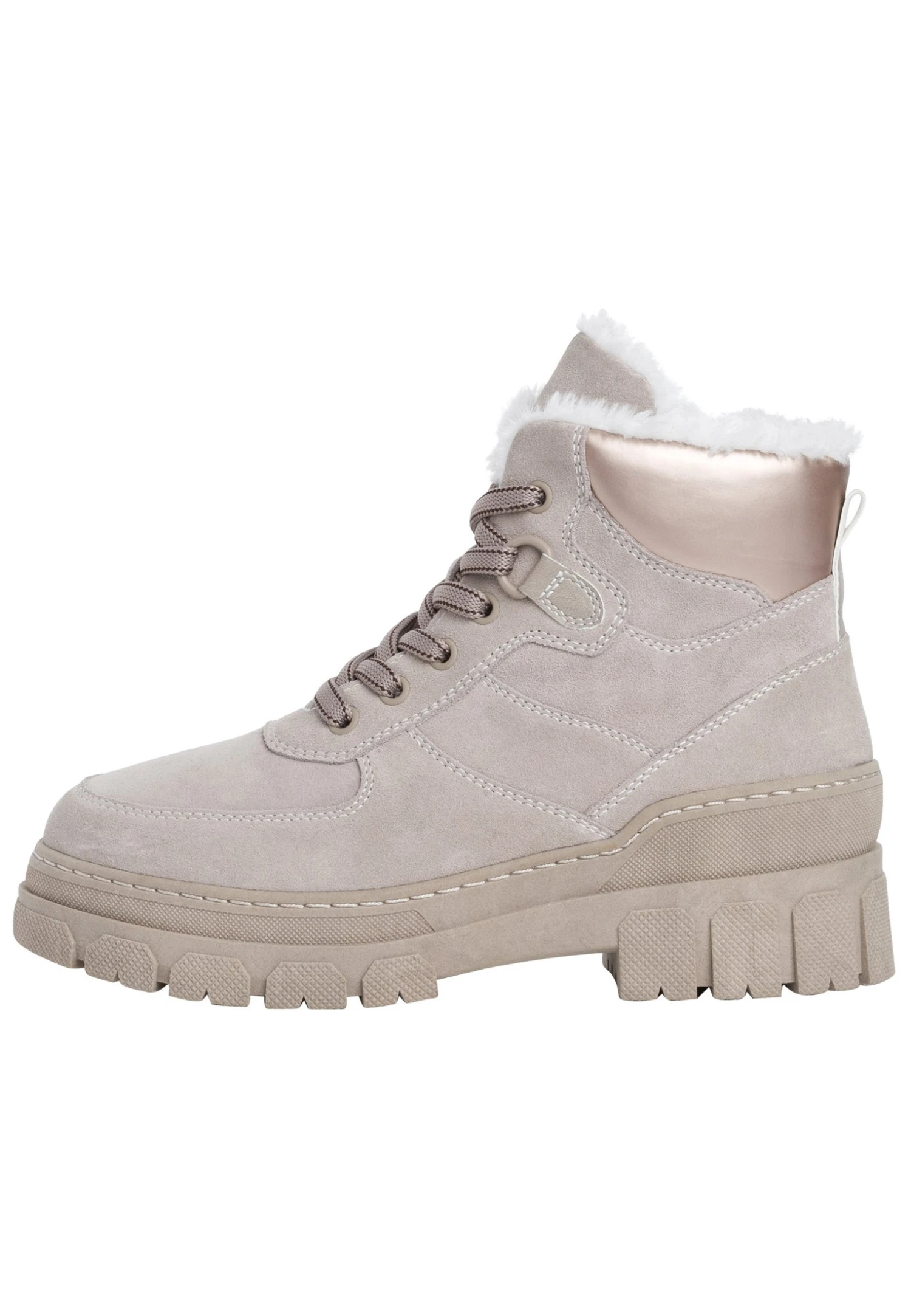 Marco Tozzi Bottines À Plateau - Ecru Comb 1 Marco Tozzi Bottines À Plateau - Ecru Comb