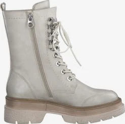 Marco Tozzi Bottines Bottines à Lacets Femme Beige -Chaussures Élégance Vente 59b104b25286a3ccac9c70bc7fa34d87