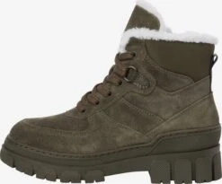 Marco Tozzi Bottines Bottines à Lacets Femme Kaki -Chaussures Élégance Vente 59b16b94a015951e9b066efbbd4c5e89