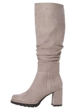 Marco Tozzi Bottes À Talons Hauts - Taupe