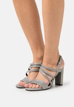 Marco Tozzi By Guido Maria Kretschmer - Sandales À Talons Hauts - Black/Metallic