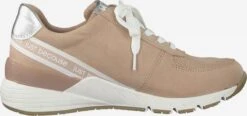 Marco Tozzi Sneakers Baskets Basses Femme Beige Foncé -Chaussures Élégance Vente 5c1d9019125dde15a26a942d58b17420