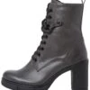Marco Tozzi Bottines À Lacets - Anthracite Com