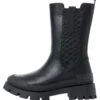 Marco Tozzi Bottines À Plateau - Black Comb
