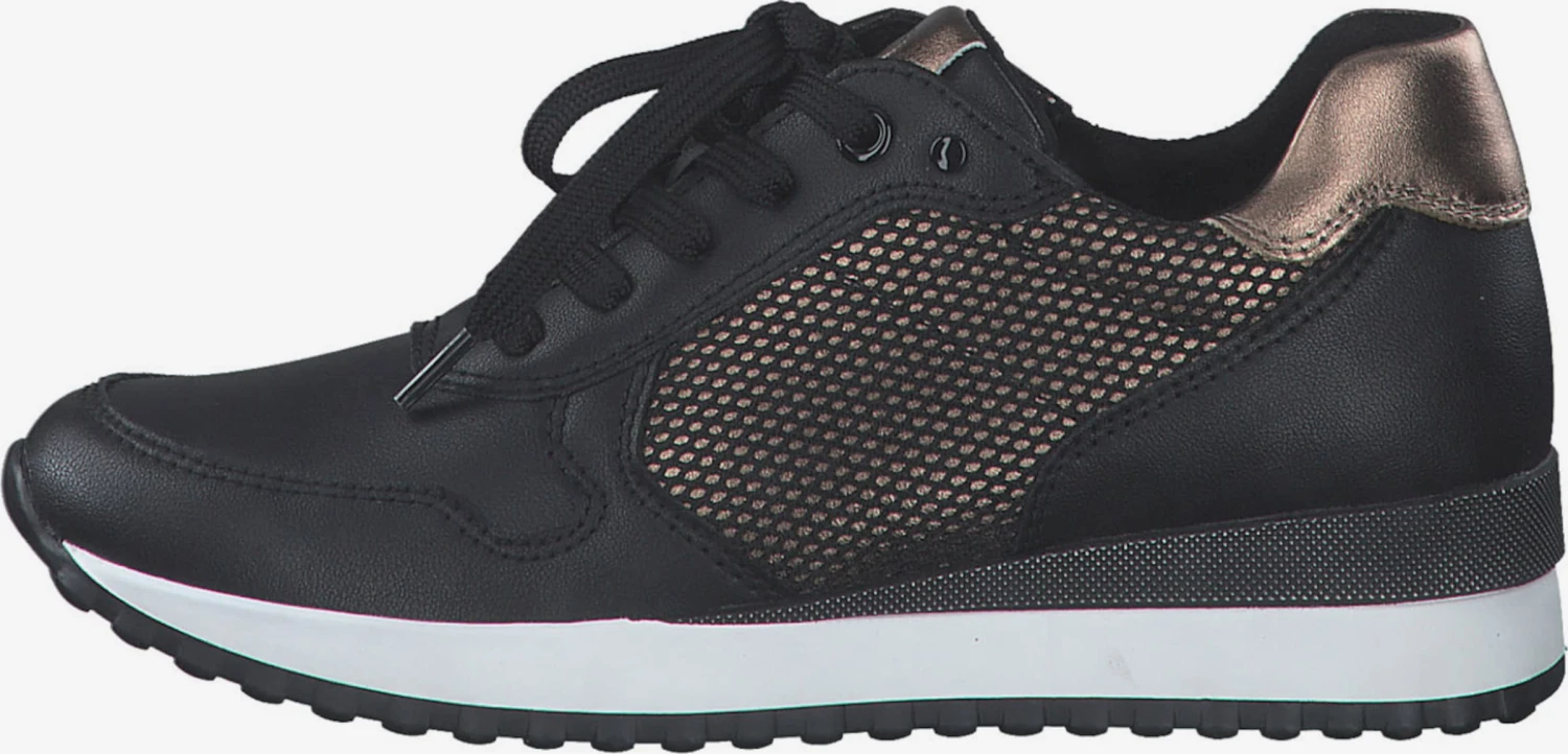 Marco Tozzi Baskets Détentes Baskets Basses Femme Noir 2 Marco Tozzi Baskets Détentes Baskets Basses Femme Noir – Image 2