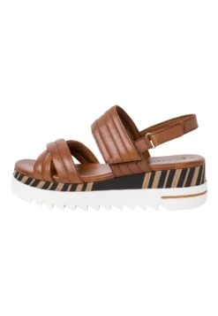 Marco Tozzi Sandales À Plateforme - Cognac